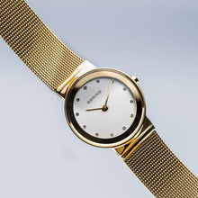 Load image into Gallery viewer, Bering Ladies Classic Polished Gold Watch