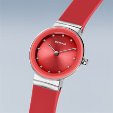 Load image into Gallery viewer, Bering Classic Red & Silver Ladies Watch