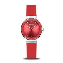 Load image into Gallery viewer, Bering Classic Red & Silver Ladies Watch