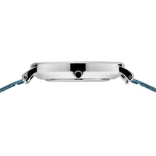 Load image into Gallery viewer, Bering Mens Classic Blue |Polished Silver Watch