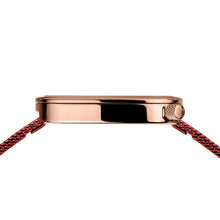 Load image into Gallery viewer, Bering Pebble Polished Red/Rose Gold Ladies Watch
