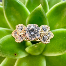 Load image into Gallery viewer, 18ct Yellow Gold Vintage Style Diamond Ring