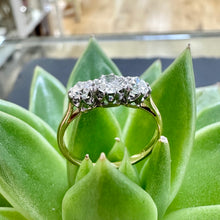 Load image into Gallery viewer, Preloved 18ct & Plat Three Stone Diamond Ring