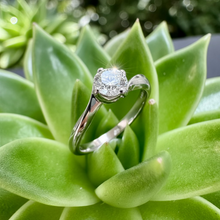 Load image into Gallery viewer, Preloved 18ct White 0.45ct Twist Diamond Ring