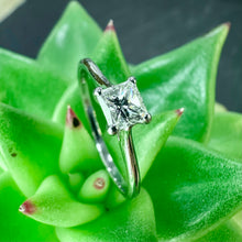 Load image into Gallery viewer, Preloved Platinum and Diamond Engagement Ring
