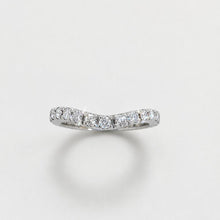 Load image into Gallery viewer, Preloved 18ct White Gold Claw Set Eternity Ring