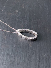 Load image into Gallery viewer, Preloved 18ct White Gold Pear Shaped Diamond Pendant