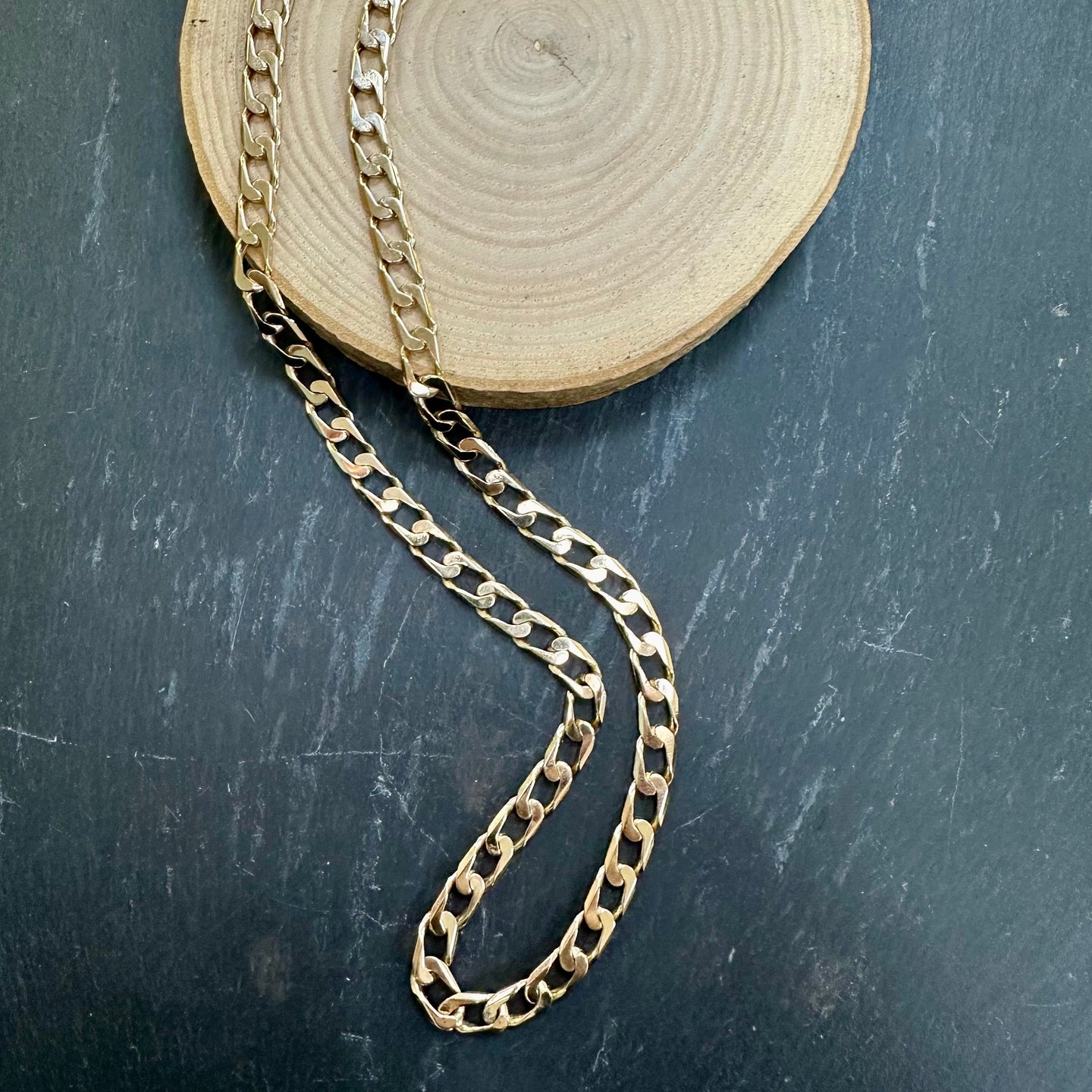 Pre-Loved 9ct Yellow Gold Polished Curb Chain