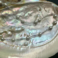 Load image into Gallery viewer, Fluorite & Grey Freshwater Pearl Necklace