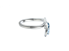 Load image into Gallery viewer, Sterling Silver Swoosh Ring