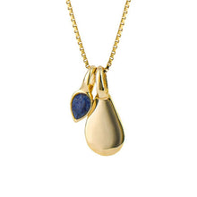 Load image into Gallery viewer, September Lapis Lazuli Gold-Plated Birthstone Necklace