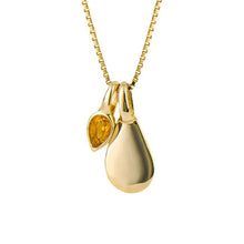 Load image into Gallery viewer, November Citrine Gold-Plated Birthstone Necklace