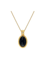 Load image into Gallery viewer, HD X JJ Black Onyx Oval Pendant