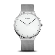 Load image into Gallery viewer, Bering Mens Ultra Slim Polished & Brushed Silver Watch