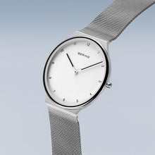 Load image into Gallery viewer, Bering Mens Ultra Slim Polished & Brushed Silver Watch