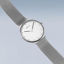 Load image into Gallery viewer, Bering Mens Ultra Slim Polished & Brushed Silver Watch