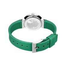 Load image into Gallery viewer, Classic Green and Polished Silver Watch
