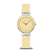 Load image into Gallery viewer, Bering Ladies Yellow Classic Silver Polished Watch