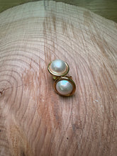 Load image into Gallery viewer, Pre-loved Mabe Pearl Studs Set in 18ct Yellow Gold