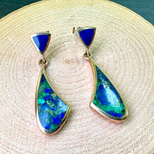 Load image into Gallery viewer, Pre-loved 9ct Lapis and Azurite