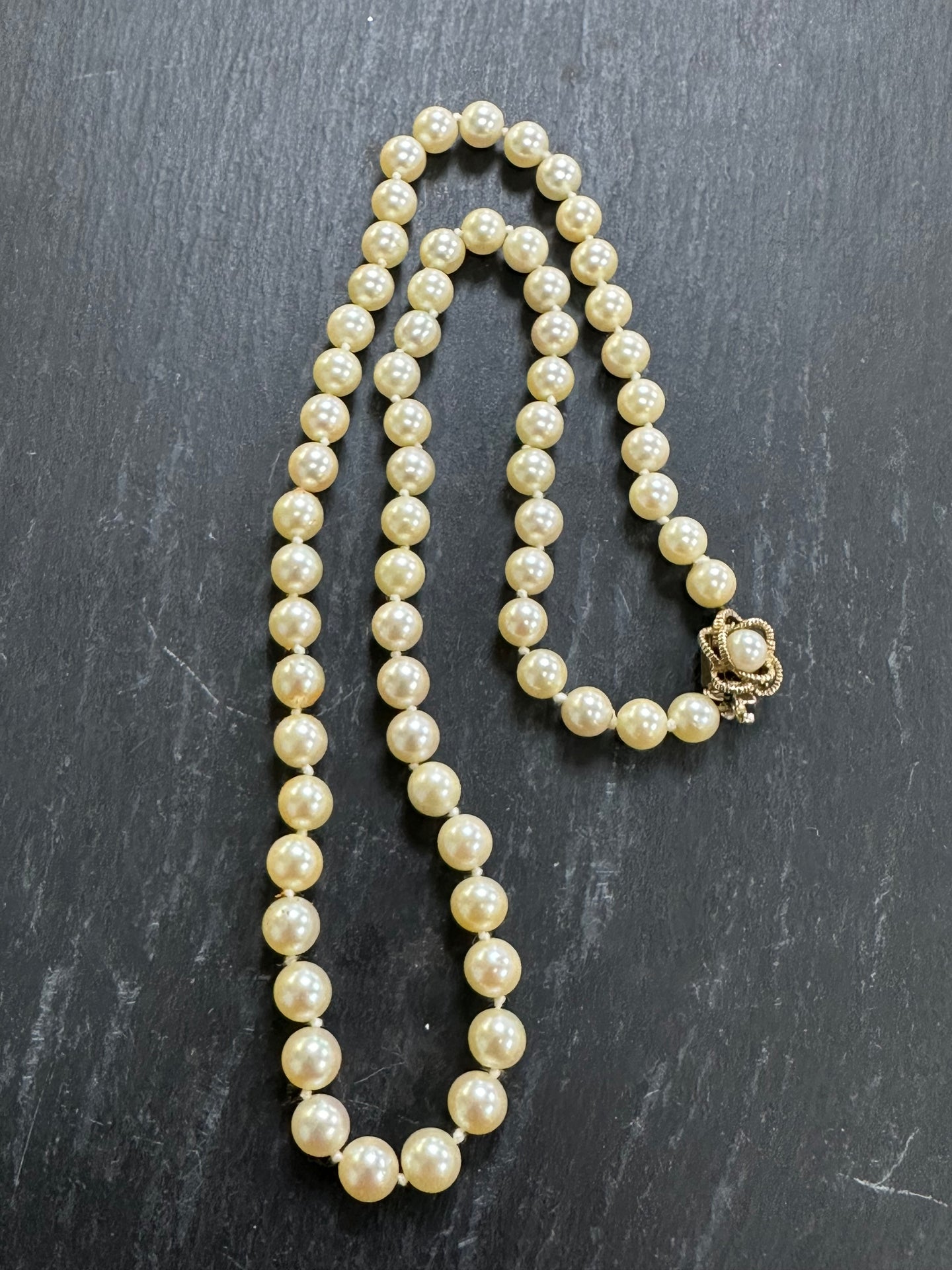 Preloved 6mm Cultured Pearl Necklace