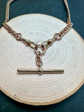 Load image into Gallery viewer, Pre-Loved 9ct Victorian Albert Rose Gold Fob Chain