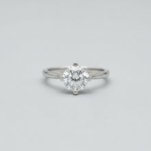 Load image into Gallery viewer, Preloved Platinum Diamond Solitaire E VS1 0.58ct