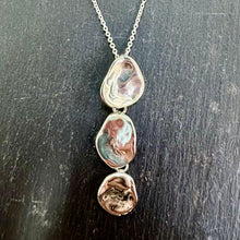 Load image into Gallery viewer, Sterling Silver Melted Stone Pendant, Chris Lewis