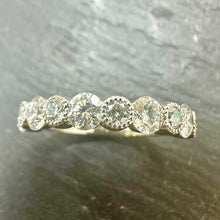 Load image into Gallery viewer, Platinum, 11 Stone Lab Grown Diamond Eternity Ring