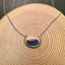 Load image into Gallery viewer, 2.6ct Lightning Ridge Black Opal Necklace