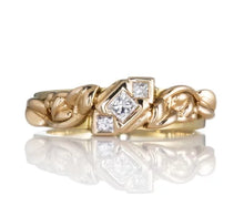Load image into Gallery viewer, Preloved Clogau Tree Of Life Trilogy Ring 18ct Yellow & Rose Gold