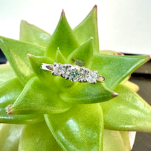 Load image into Gallery viewer, Preloved 18ct White Gold 3 Stone Ring