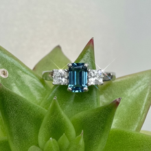 Load image into Gallery viewer, 9ct White Gold Kornerupine & Diamond Ring