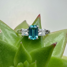 Load image into Gallery viewer, 9ct White Gold Kornerupine & Diamond Ring
