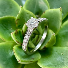 Load image into Gallery viewer, Preloved 18ct White Gold Diamond Engagement Ring, 0.35ct.