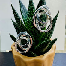 Load image into Gallery viewer, Sterling Silver 'Squiggle' Studs Chris Lewis