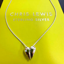 Load image into Gallery viewer, Sterling Silver Seed Heart Pendant (Large) Chris Lewis
