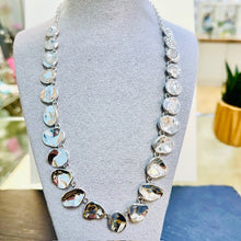 Load image into Gallery viewer, Sterling Silver Graduated Melted Stone Necklace Chris Lewis