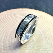 Load image into Gallery viewer, Sterling Silver Fidget Spinner Ring
