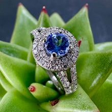 Load image into Gallery viewer, Preloved Tanzanite and Diamond Ring