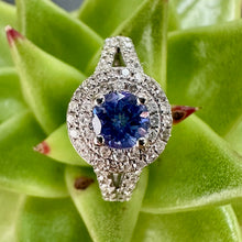 Load image into Gallery viewer, Preloved Tanzanite and Diamond Ring