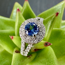 Load image into Gallery viewer, Preloved Tanzanite and Diamond Ring
