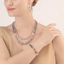 Load image into Gallery viewer, Statement Geo Cube Precious Chunky Chain Multiwear Necklace