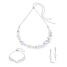 Load image into Gallery viewer, Coeur De Lion Bracelet Dancing Crystals & Pearls silver