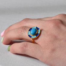 Load image into Gallery viewer, Carnival in Turquoise Ring