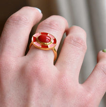 Load image into Gallery viewer, Carnival in Coral Ring