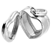 Load image into Gallery viewer, Sterling Silver Glass Heart Pendant