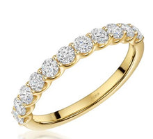Load image into Gallery viewer, Prong Setting Half Eternity Lab Grown Diamond Ring