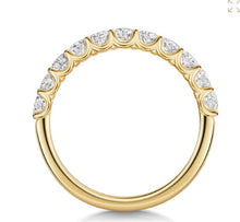 Load image into Gallery viewer, Prong Setting Half Eternity Lab Grown Diamond Ring