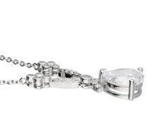 Load image into Gallery viewer, Sterling Silver & Cubic Zirconia Drop Necklace
